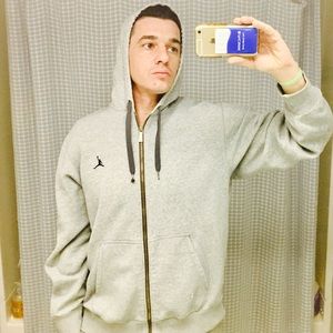 Nike Air Jordan Hoodie Hooded Sweatshirt Men's L